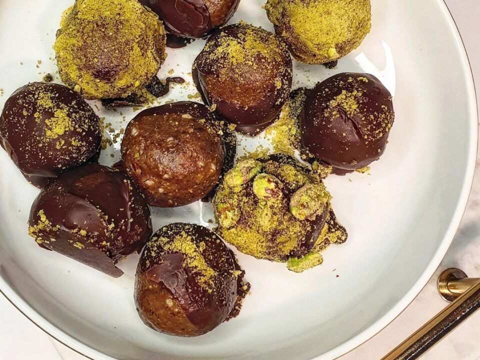 Pistazien Energyballs, proteinreich und vegan