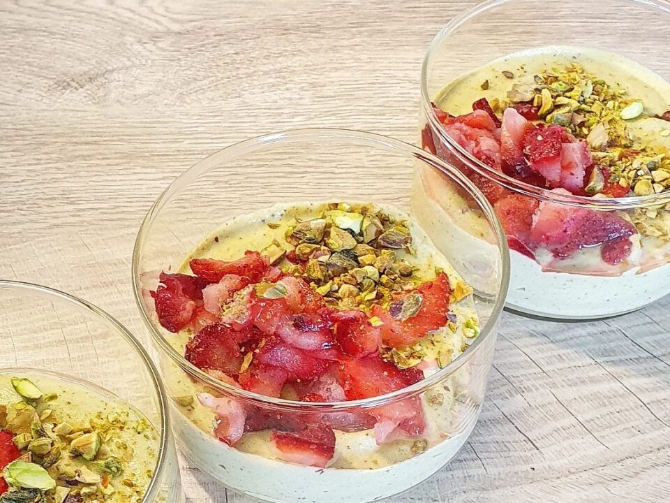 VEGANE PISTAZIENCREME proteinreich und ohne raffinierten Zucker