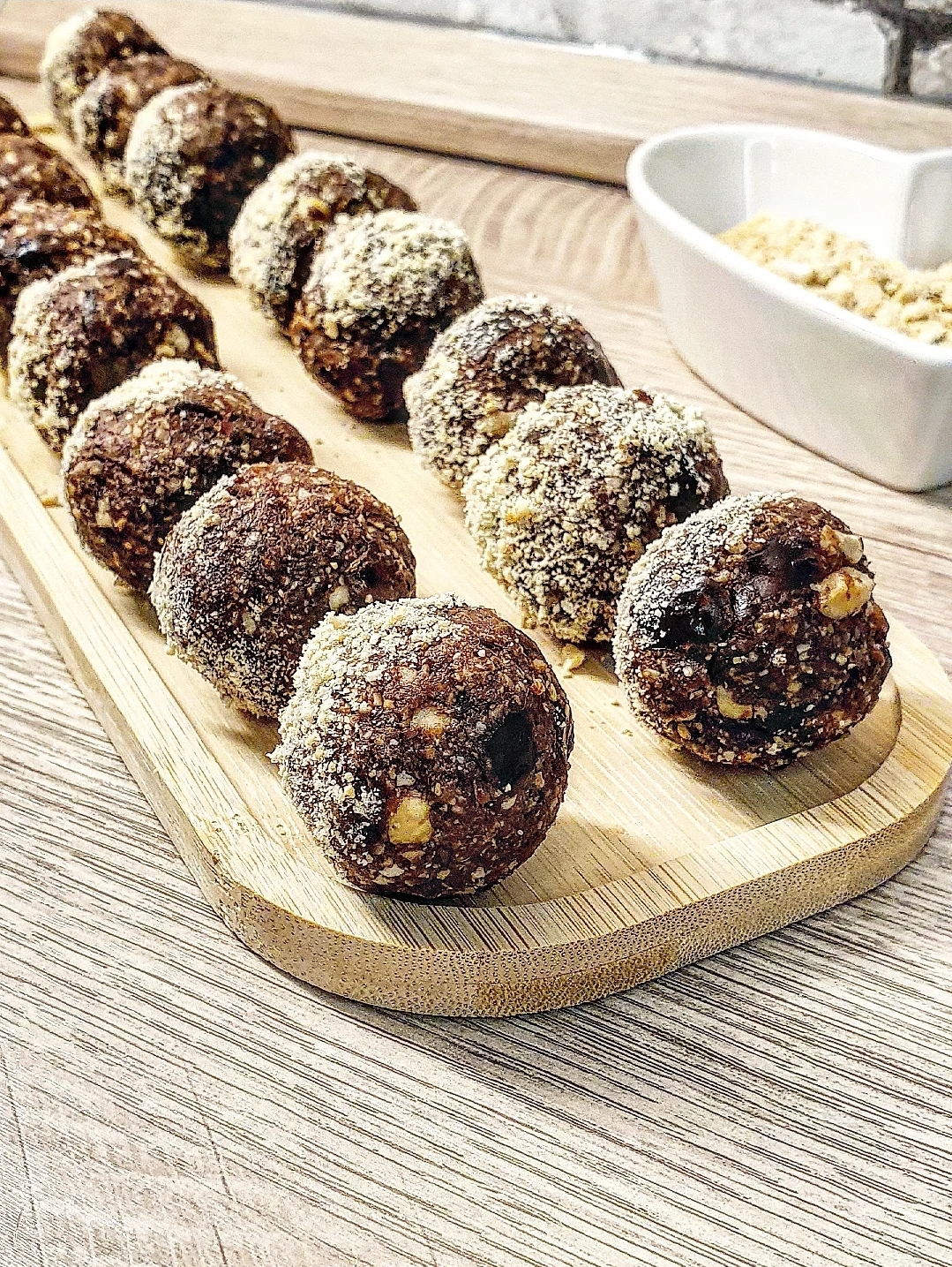 ENERGY- BALLS like FERRERO ROCHER vegan und ohne raffinierten Zucker