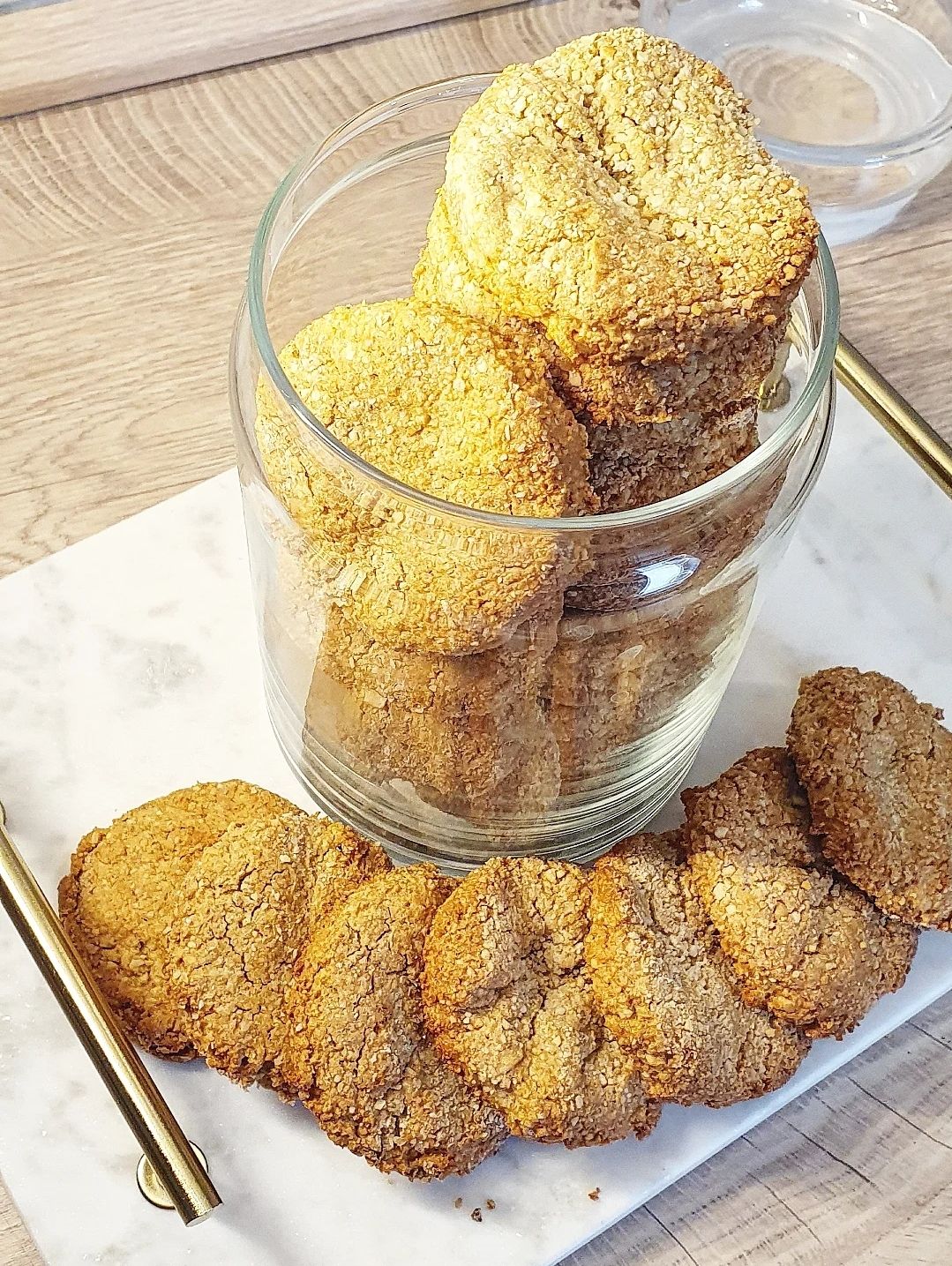 Caschew - Hafer Kekse, vegan und ohne raffinierten Zucker